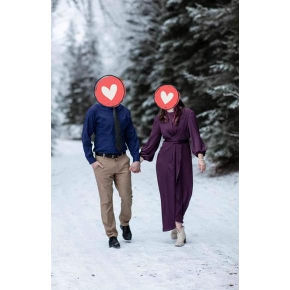 ♦️SOLD♦️ - PinupArt - Elegant Empire Waist Satin Maxi Dress - Size M - NWT - Picture 2 of 7